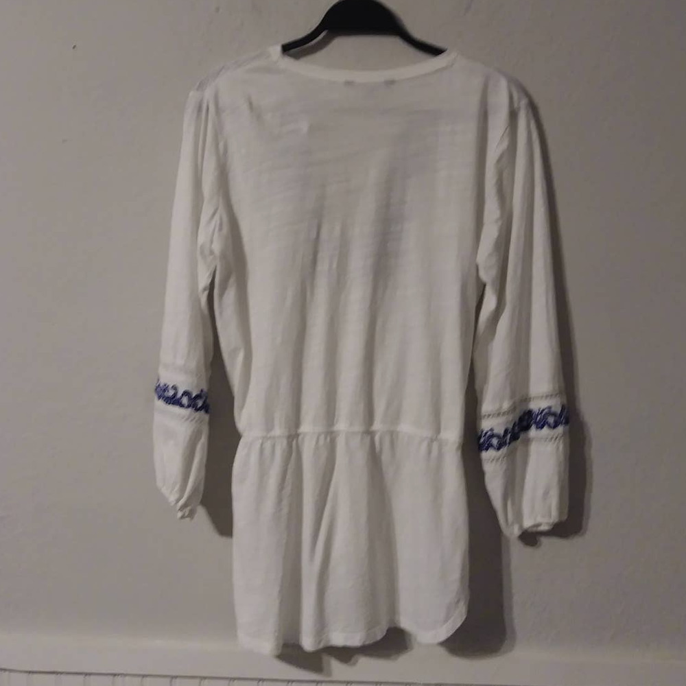 Lauren Ralph Lauren White Tunic Top‎ - Picture 4 of 5